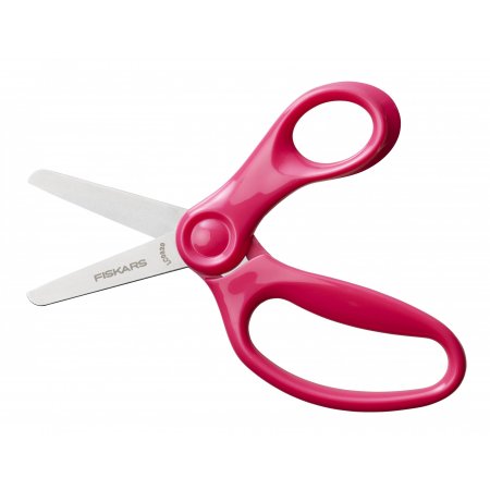 Dětské nůžky se zaoblenou špičkou, růžové, 13 cm (6+) Fiskars